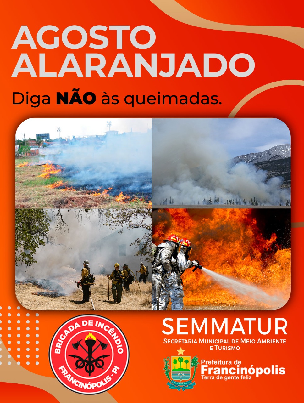 Imagem capa da notícia Secretaria de Meio Ambiente realiza campanha de prevenção e combate às queimadas.