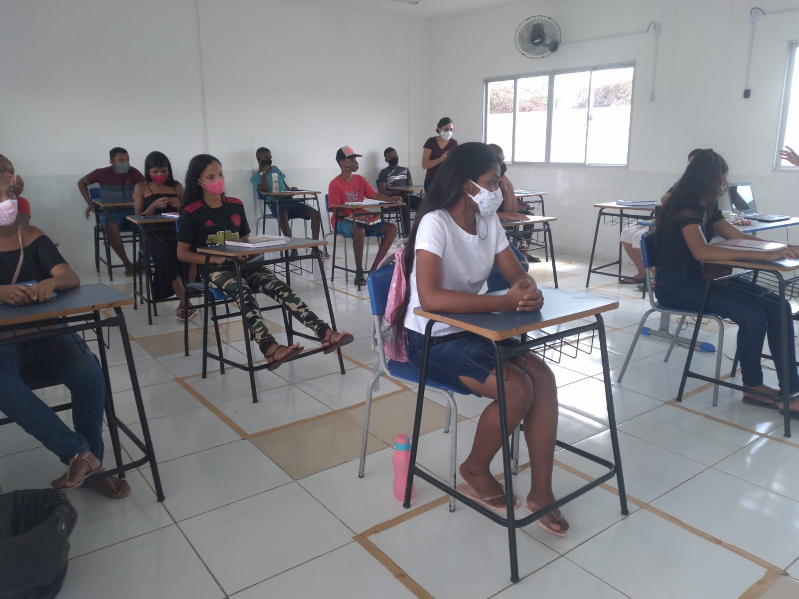 Imagem capa da notícia Secretaria de educação realiza aulas de reforço para a prova SAEB