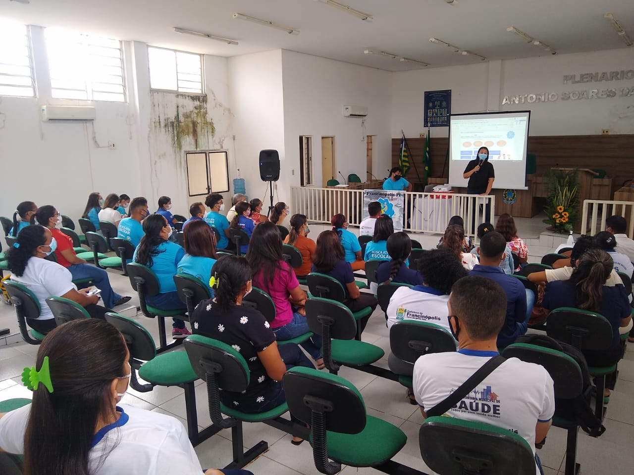 Imagem capa da notícia Prefeitura realiza reunião Intersetorial para apresentação das equipes do município e planejamentos do I Fórum Comunitário do Selo Unicef edição 2021/2024.