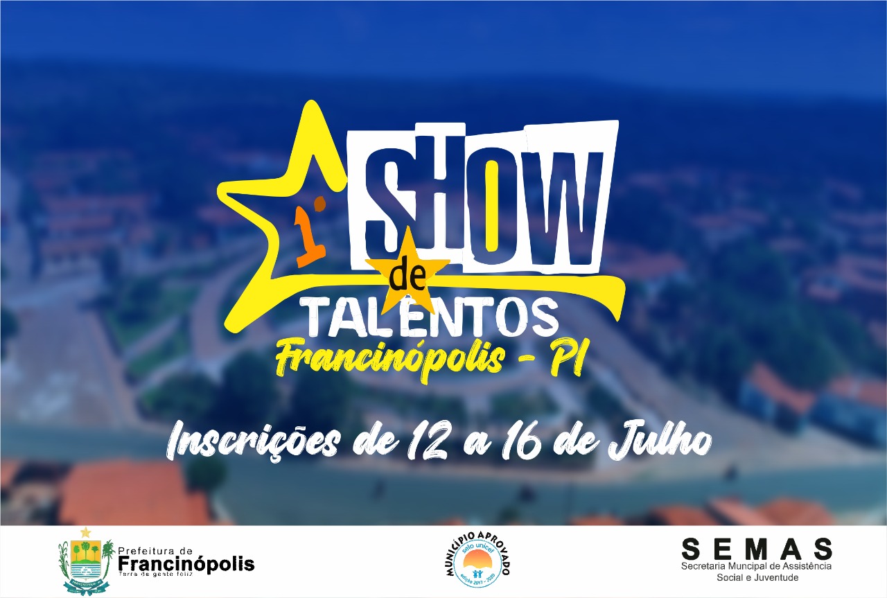 Imagem capa da notícia Secretaria de Assistência Social  divulga edital de inscrições para o Show de Talentos da Infância e Adolescência