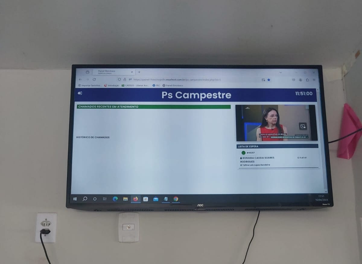 Imagem capa da notícia Implantação do Painel de Chamadas revoluciona atendimento nas Unidades Básicas de Saúde de Francinópolis