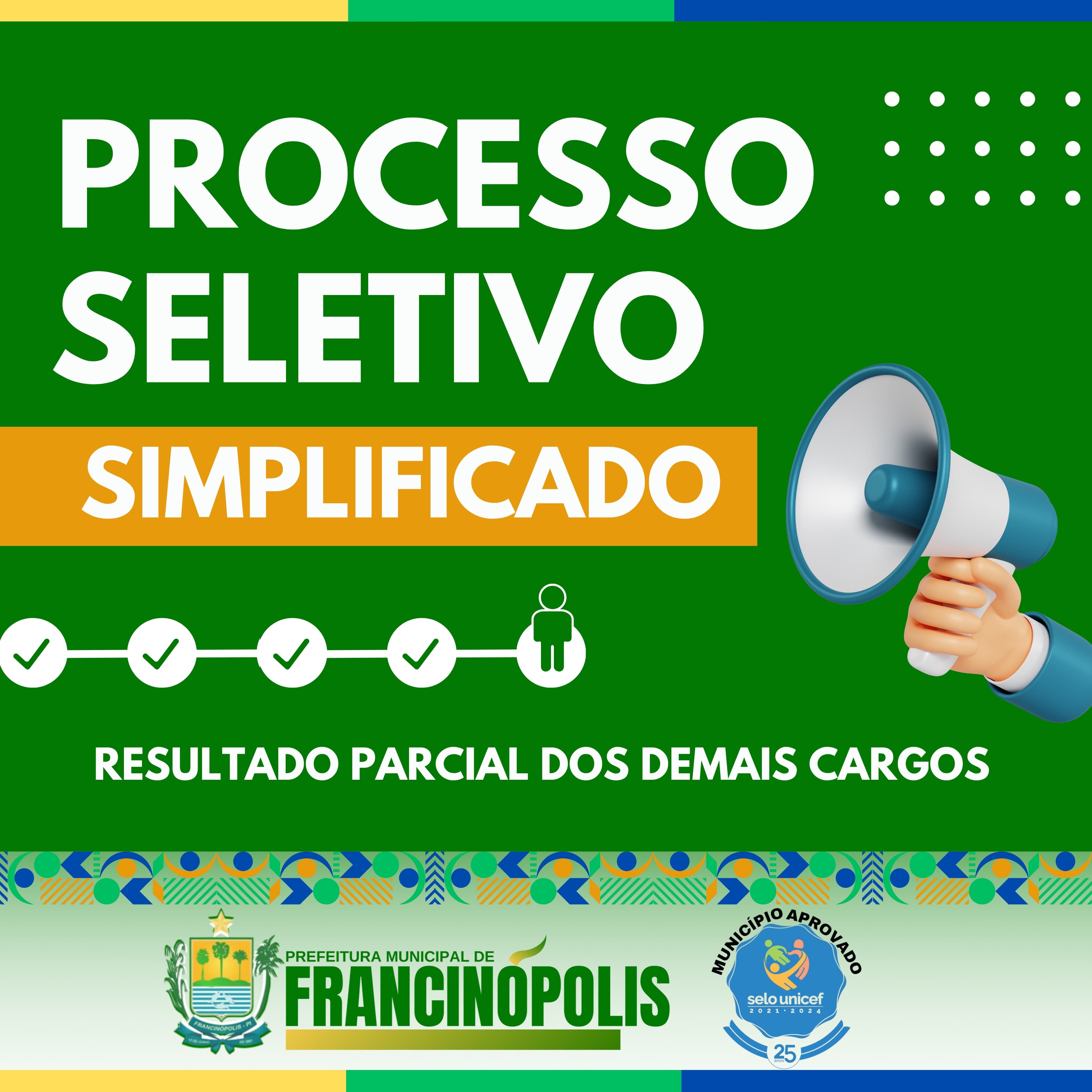 Imagem capa da notícia Prefeitura de Francinópolis publica Resultado Parcial dos cargos de Psicólogo, Psicopedagogo, Auxiliar de Atividade Educacional, AEE, Assistente Social, Técnico em Enfermagem e Cirurgião Dentista