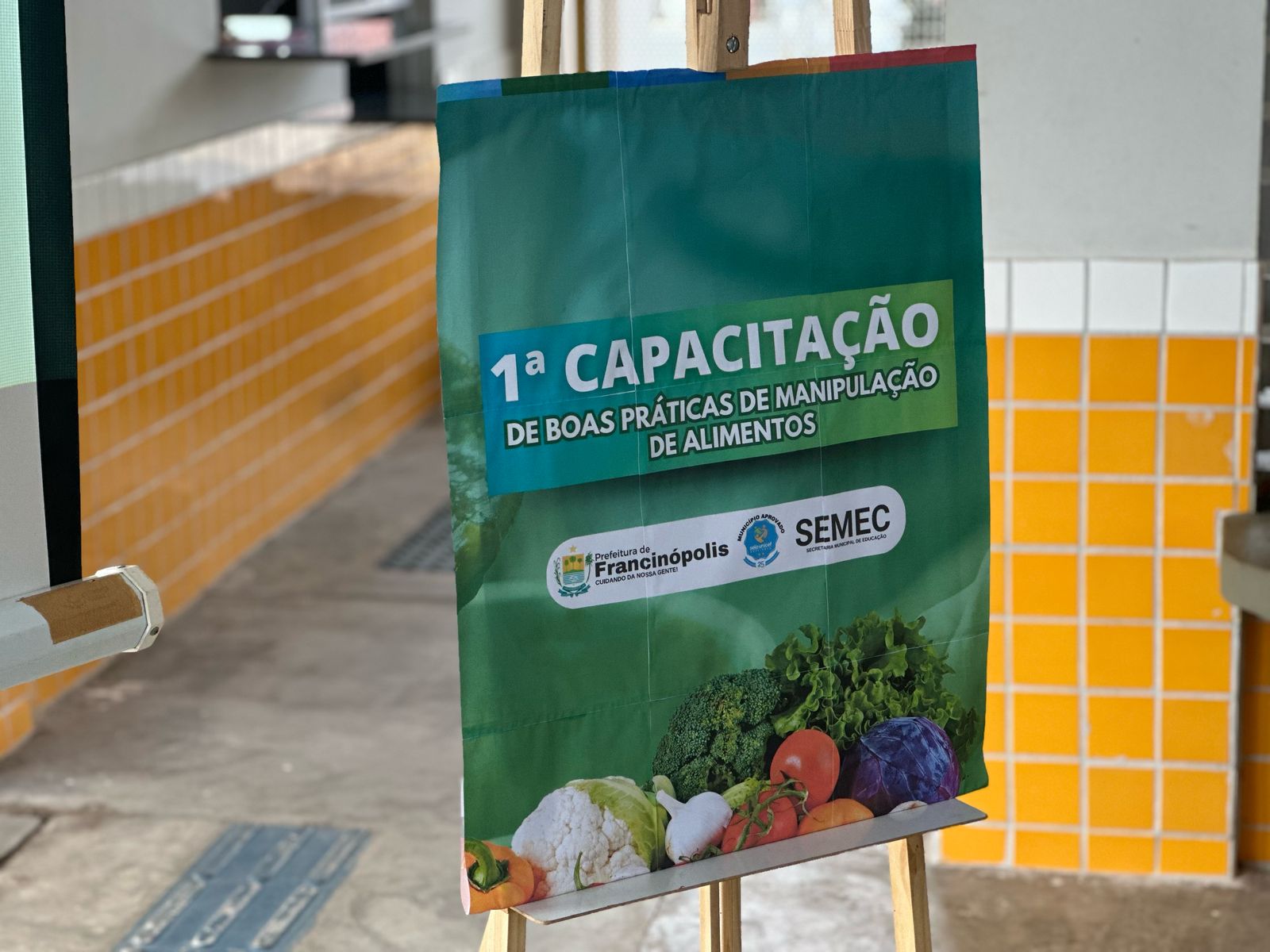 Imagem capa da notícia Secretaria Municipal de Educação realiza capacitação de Boas Práticas de Manipulação de Alimentos