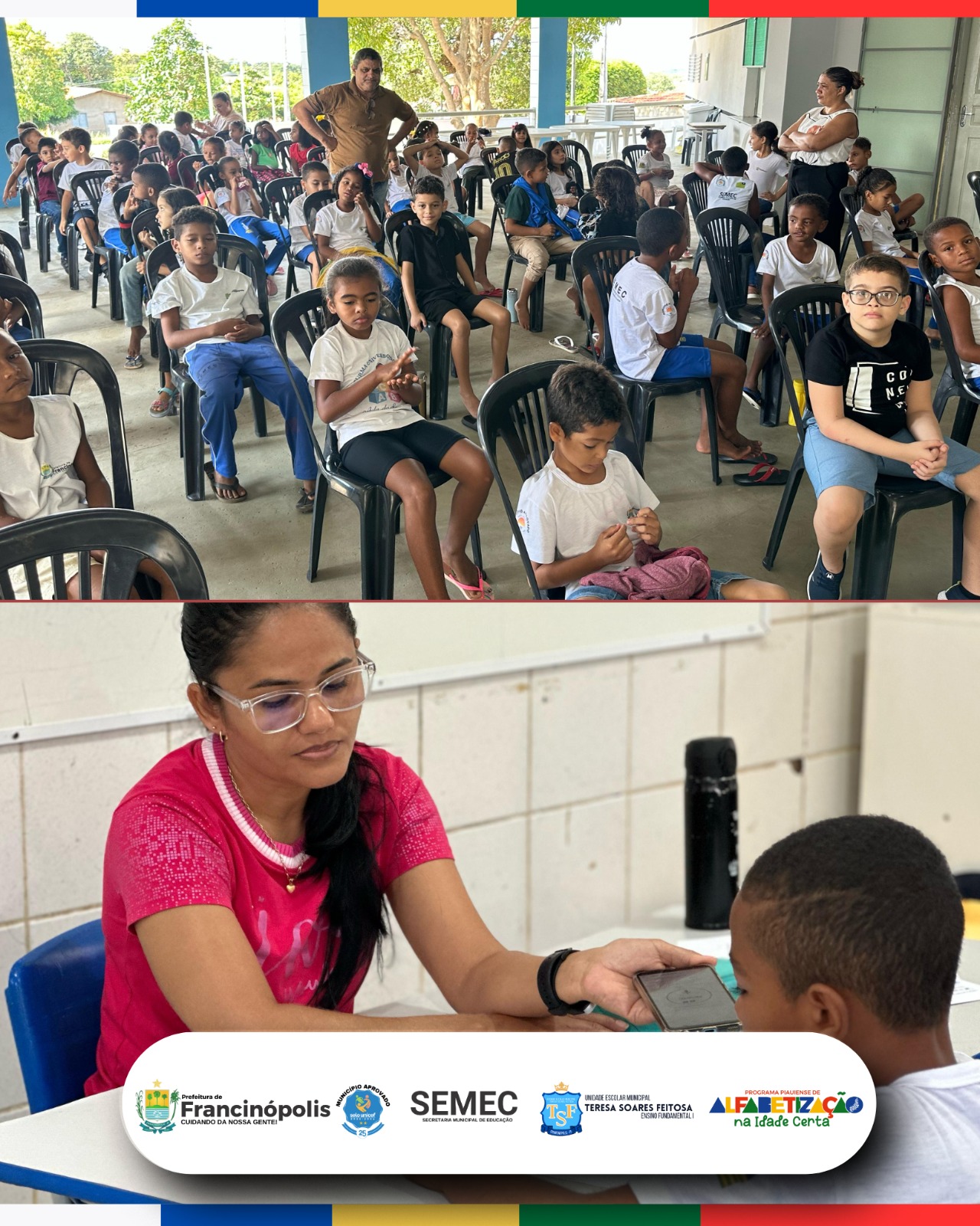 Imagem capa da notícia Educação de Francinópolis realiza avaliação de fluência em leitura - entrada 2025