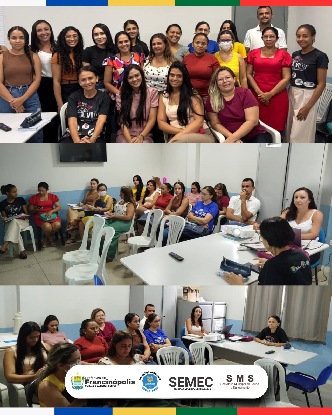 Imagem capa da notícia Reunião Intersetorial para alinhar ações do Programa Saúde na Escola (PSE) 2025/2026 na rede municipal de ensino de Francinópolis