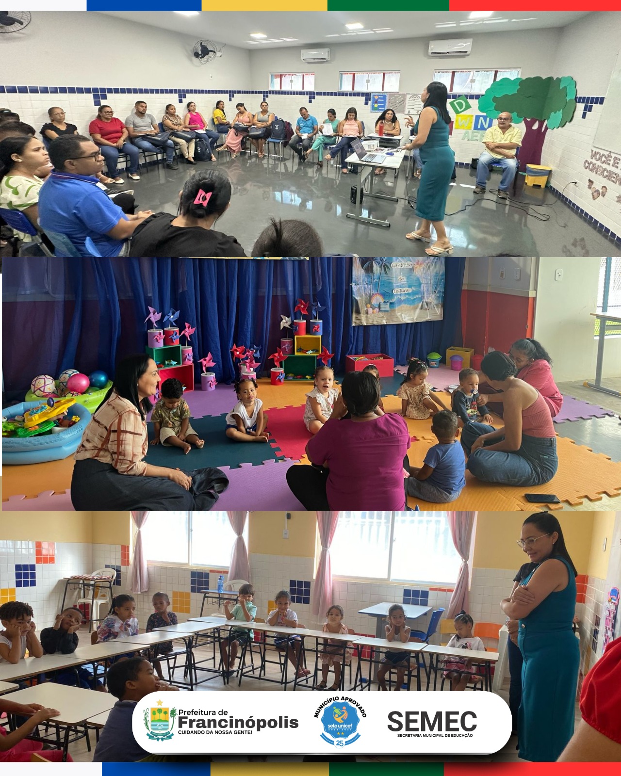 Imagem capa da notícia Secretaria Municipal de Educação de Francinópolis promove momentos formativos para fortalecer o ensino na rede municipal