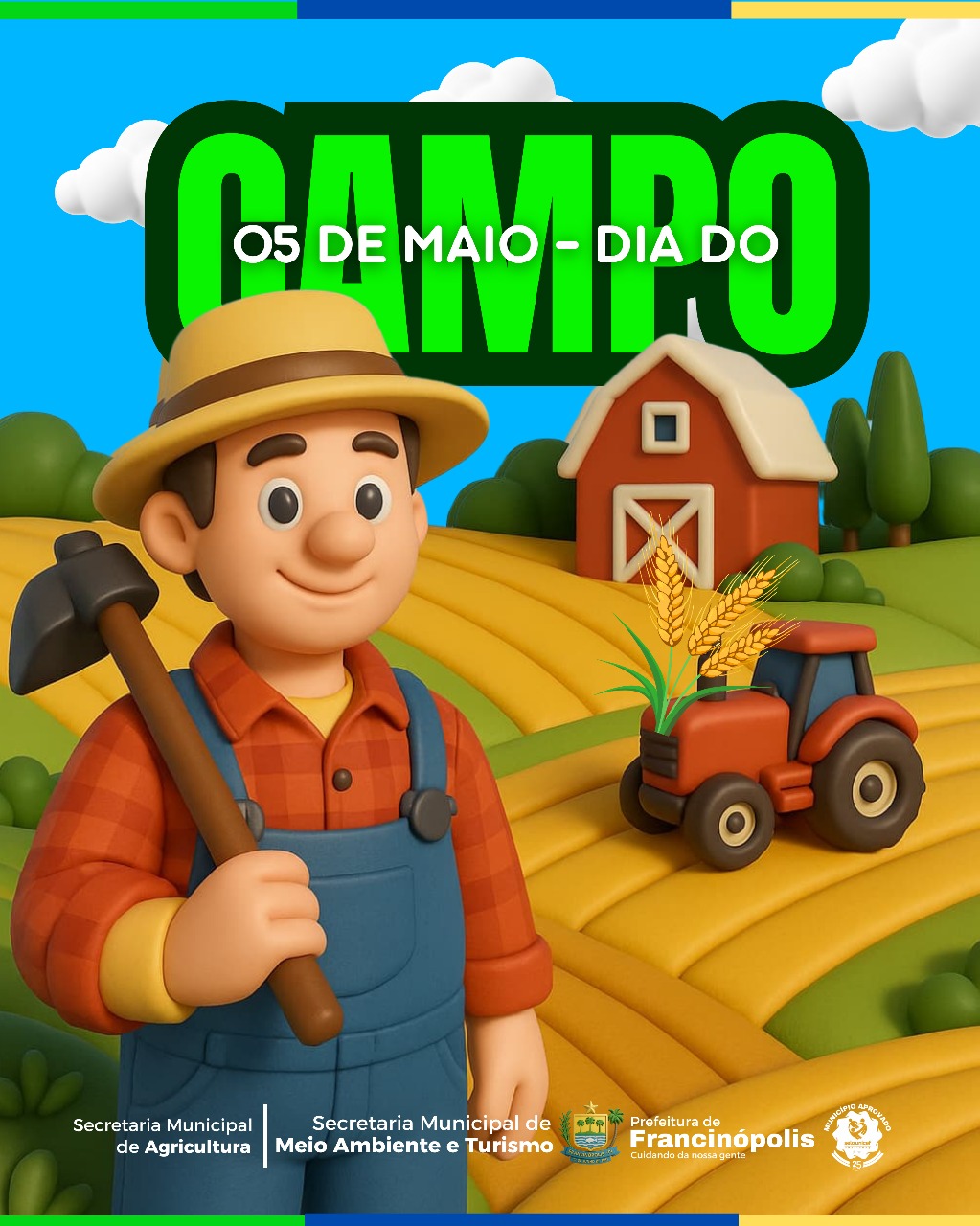 Imagem capa da notícia Francinópolis celebra o Dia do Campo valorizando o produtor rural e o meio ambiente