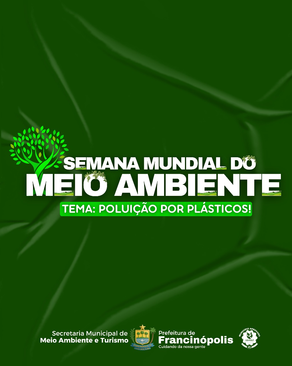Imagem capa da notícia Francinópolis divulga programação da Semana Mundial do Meio Ambiente com foco no descarte consciente de plásticos