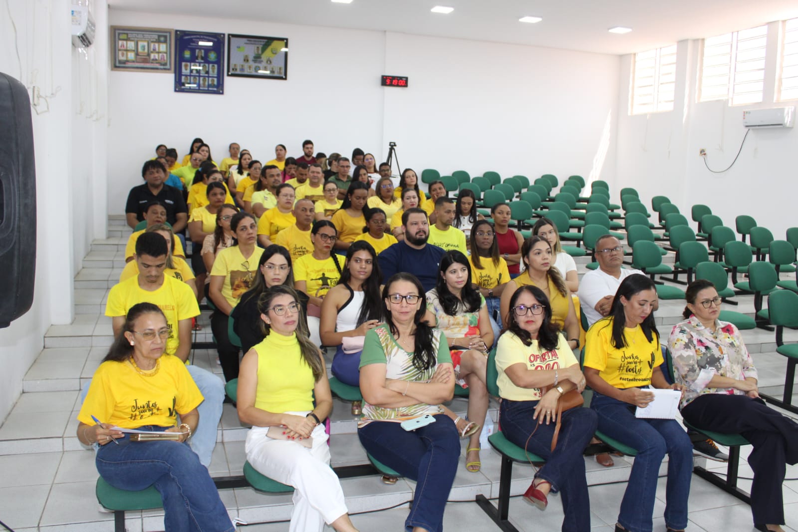 Imagem capa da notícia Secretaria de Saúde e Saneamento realiza palestra sobre o Setembro Amarelo com tema: “Seja a ajuda que o outro precisa”