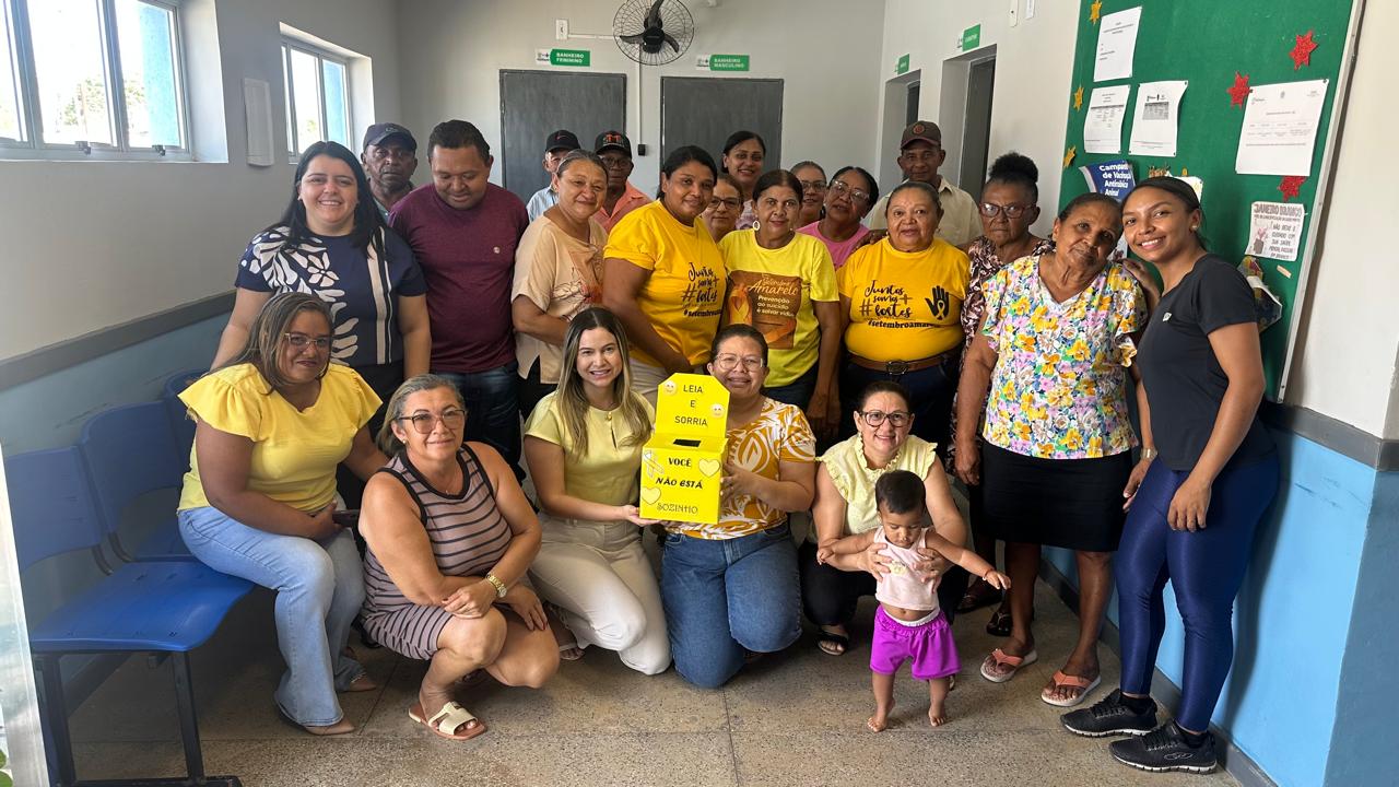 Imagem capa da notícia Posto de Saúde da Malhada Vermelha realiza roda de conversa sobre saúde mental e marca programação do Setembro Amarelo em Francinópolis