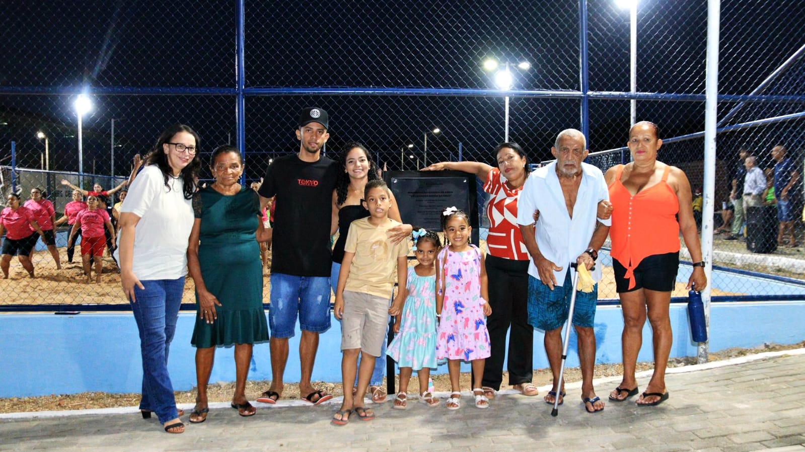 Imagem capa da notícia Prefeitura de Francinópolis inaugura quadra de areia Valquíades Rocha da Silva no Complexo Esportivo